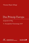 Mayer |  Das Prinzip Europa | Buch |  Sack Fachmedien