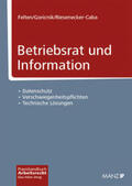 Felten / Goricnik / Riesenecker-Caba |  Betriebsrat und Information | Buch |  Sack Fachmedien