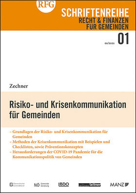 Zechner | Risiko- und Krisenkommunikation für Gemeinden | Buch | 978-3-214-14534-7 | sack.de