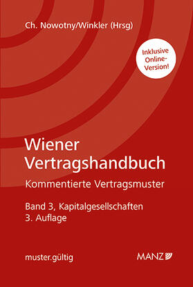 Nowotny / Winkler | Wiener Vertragshandbuch Kapitalgesellschaften | Medienkombination | 978-3-214-15076-1 | sack.de