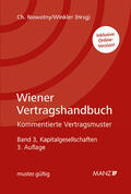 Nowotny / Winkler |  Wiener Vertragshandbuch Kapitalgesellschaften | Buch |  Sack Fachmedien