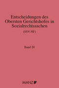 Bauer / Fellinger |  Entscheidungen des OGH in Sozialrechtssachen | Buch |  Sack Fachmedien