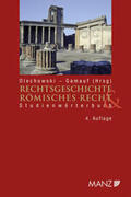 Olechowski / Gamauf |  Rechtsgeschichte und Römisches Recht Studienwörterbuch | Buch |  Sack Fachmedien