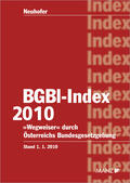 Neuhofer |  BGBl-Index 2010 | Buch |  Sack Fachmedien