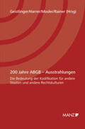 Geistlinger / Harrer / Mosler |  200 Jahre ABGB - Ausstrahlungen | Buch |  Sack Fachmedien