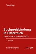 Tonninger |  Buchpreisbindung in Österreich BPrBG 2023 | Buch |  Sack Fachmedien