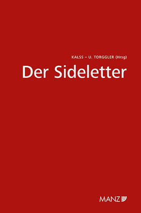 Kalss / Torggler | Der Sideletter | Buch | 978-3-214-25247-2 | sack.de