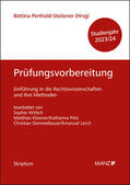 Perthold-Stoitzner |  Prüfungsvorbereitung Einführung in die Rechtswissenschaften und ihre Methoden | Buch |  Sack Fachmedien