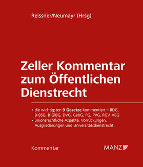Reissner / Neumayr |  Zeller Kommentar zum Öffentlichen Dienstrecht | Loseblattwerk |  Sack Fachmedien