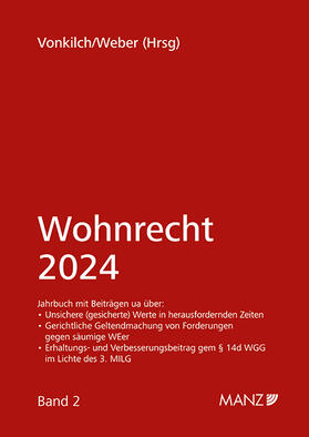 Vonkilch / Weber |  Wohnrecht 2024 | Buch |  Sack Fachmedien