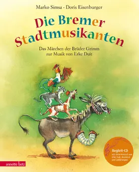 Simsa |  Die Bremer Stadtmusikanten. Mit CD | Buch |  Sack Fachmedien