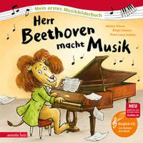 Simsa | Herr Beethoven macht Musik (Mein erstes Musikbilderbuch mit CD und zum Streamen) | Buch | 978-3-219-11859-9 | www.sack.de
