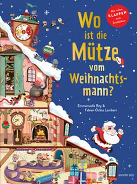 Rey |  Wo ist die Mütze vom Weihnachtsmann? - Pappbilderbuch mit Klappen ab 3 Jahren. Weihnachtliches Mitmachbuch voller Überraschungen. | Buch |  Sack Fachmedien