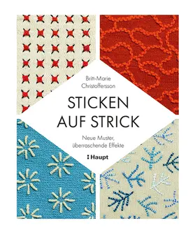 Christoffersson |  Sticken auf Strick | Buch |  Sack Fachmedien