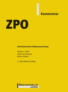 Sarbach / Gehri / Jent-Sørensen |  ZPO Kommentar | Buch |  Sack Fachmedien