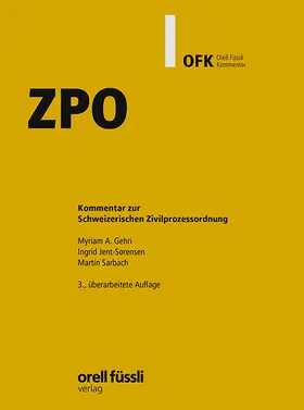 Gehri / Jent-Sørensen / Sarbach |  ZPO | Buch |  Sack Fachmedien