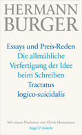 Zumsteg / Burger |  Die allmähliche Verfertigung der Idee beim Schreiben. Tractatus logico-suicidalis | Buch |  Sack Fachmedien