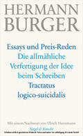 Burger / Zumsteg |  Die allmähliche Verfertigung der Idee beim Schreiben. Tractatus logico-suicidalis | eBook | Sack Fachmedien