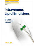 Calder / Waitzberg / Koletzko |  Intravenous Lipid Emulsions | eBook | Sack Fachmedien