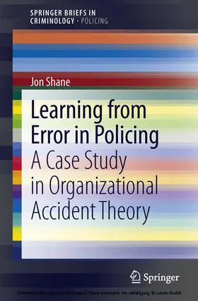 Shane |  Learning from Error in Policing | eBook | Sack Fachmedien