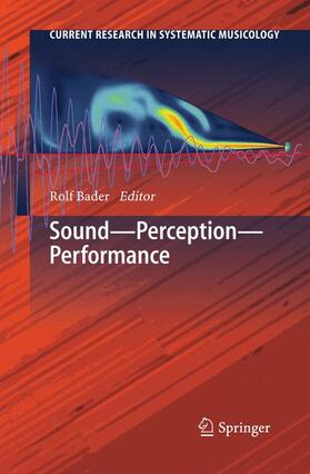 Bader | Sound - Perception - Performance | Buch | 978-3-319-00106-7 | sack.de