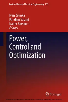 Zelinka / Vasant / Barsoum | Power, Control and Optimization | E-Book | sack.de