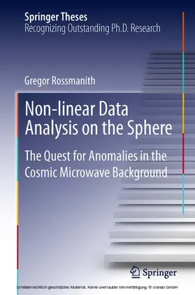 Rossmanith | Non-linear Data Analysis on the Sphere | E-Book | www.sack.de