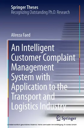 Faed | An Intelligent Customer Complaint Management System with Application to the Transport and Logistics Industry | E-Book | sack.de