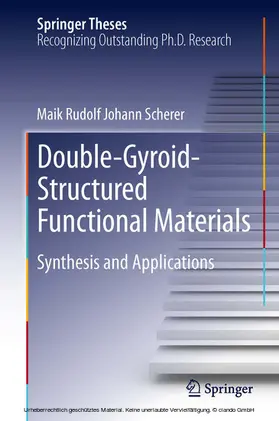 Scherer | Double-Gyroid-Structured Functional Materials | E-Book | www.sack.de