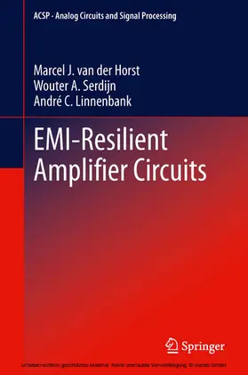 van der Horst / Serdijn / Linnenbank |  EMI-Resilient Amplifier Circuits | eBook | Sack Fachmedien