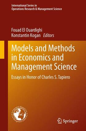 Kogan / El Ouardighi |  Models and Methods in Economics and Management Science | Buch |  Sack Fachmedien