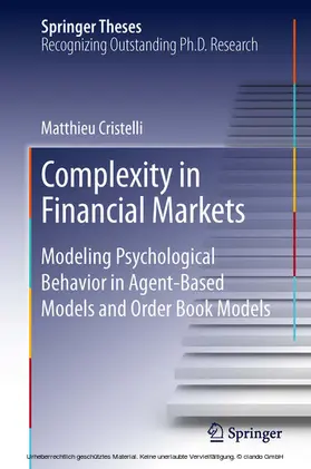 Cristelli |  Complexity in Financial Markets | eBook | Sack Fachmedien