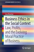 Newton |  Business Ethics in the Social Context | Buch |  Sack Fachmedien