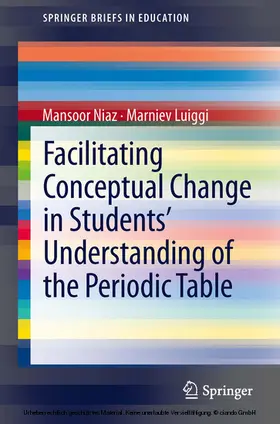 Niaz / Luiggi |  Facilitating Conceptual Change in Students’ Understanding of the Periodic Table | eBook | Sack Fachmedien