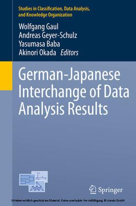 Gaul / Geyer-Schulz / Baba | German-Japanese Interchange of Data Analysis Results | E-Book | sack.de