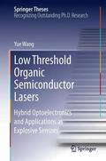 Wang |  Low Threshold Organic Semiconductor Lasers | Buch |  Sack Fachmedien