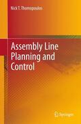 Thomopoulos |  Assembly Line Planning and Control | Buch |  Sack Fachmedien