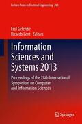 Lent / Gelenbe |  Information Sciences and Systems 2013 | Buch |  Sack Fachmedien