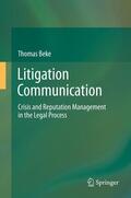 Beke |  Litigation Communication | Buch |  Sack Fachmedien