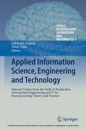 Bognár / Tóth |  Applied Information Science, Engineering and Technology | eBook | Sack Fachmedien