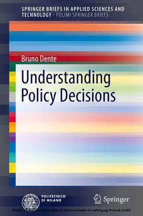 Dente | Understanding Policy Decisions | E-Book | www.sack.de