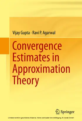 Gupta / Agarwal | Convergence Estimates in Approximation Theory | E-Book | sack.de