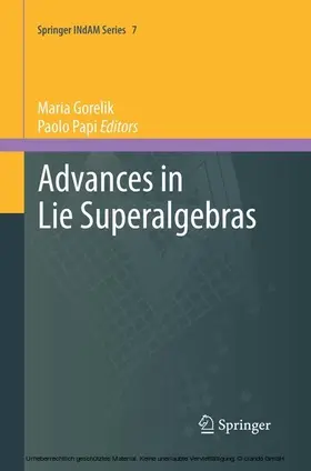 Gorelik / Papi | Advances in Lie Superalgebras | E-Book | sack.de