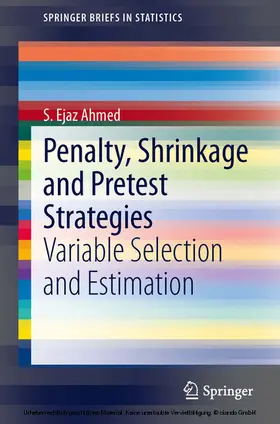 Ahmed | Penalty, Shrinkage and Pretest Strategies | E-Book | www.sack.de