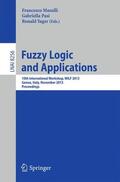 Masulli / Yager / Pasi |  Fuzzy Logic and Applications | Buch |  Sack Fachmedien