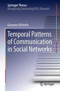Miritello |  Temporal Patterns of Communication in Social Networks | Buch |  Sack Fachmedien