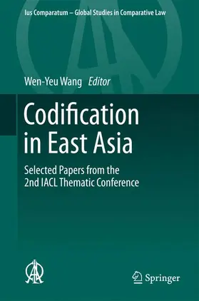 Wang |  Codification in East Asia | Buch |  Sack Fachmedien