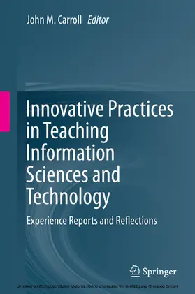 Carroll | Innovative Practices in Teaching Information Sciences and Technology | E-Book | www.sack.de