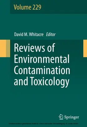 Whitacre |  Reviews of Environmental Contamination and Toxicology | eBook | Sack Fachmedien