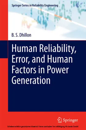 Dhillon | Human Reliability, Error, and Human Factors in Power Generation | E-Book | sack.de